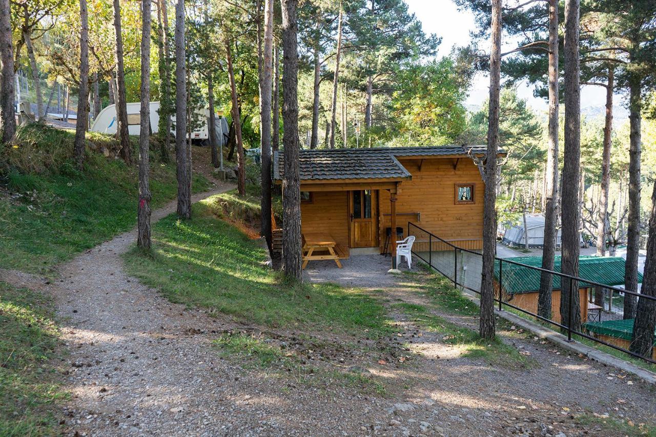 Bungalows Del Camping Pedraforca Saldés Dış mekan fotoğraf