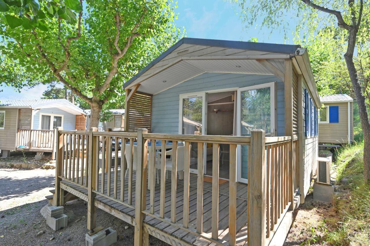 Bungalows Del Camping Pedraforca Saldés Dış mekan fotoğraf
