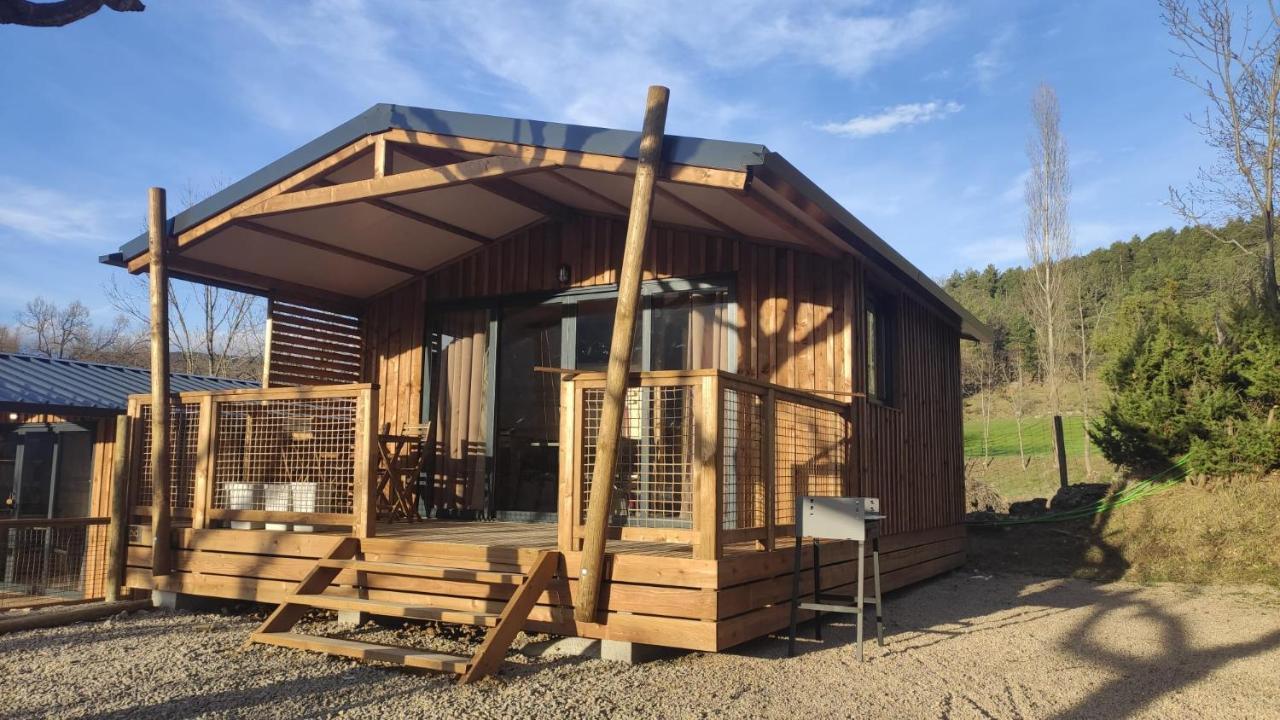Bungalows Del Camping Pedraforca Saldés Dış mekan fotoğraf