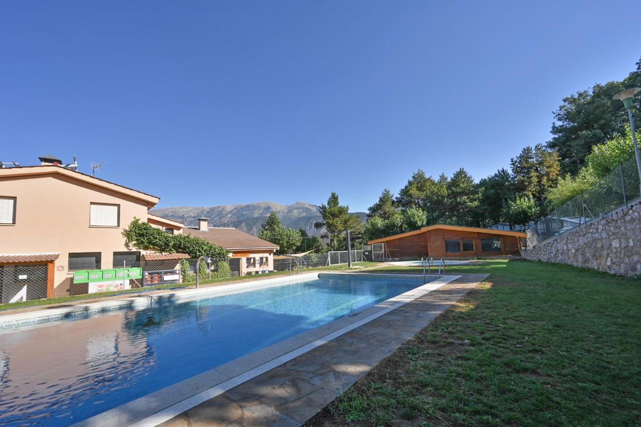 Bungalows Del Camping Pedraforca Saldés Dış mekan fotoğraf