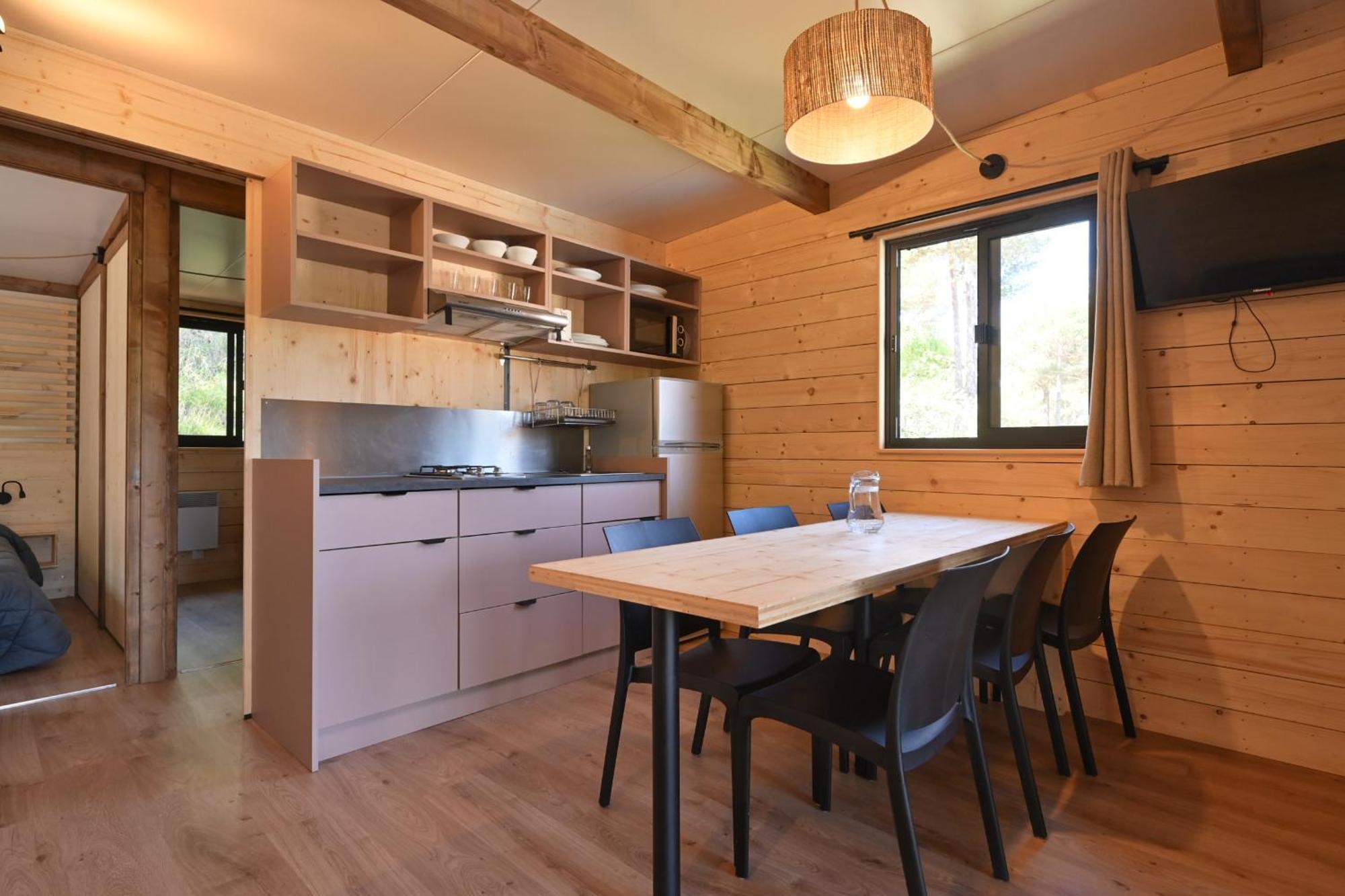 Bungalows Del Camping Pedraforca Saldés Oda fotoğraf