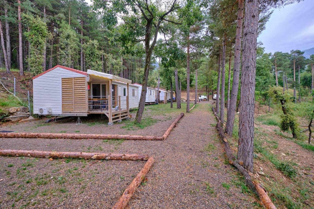 Bungalows Del Camping Pedraforca Saldés Dış mekan fotoğraf
